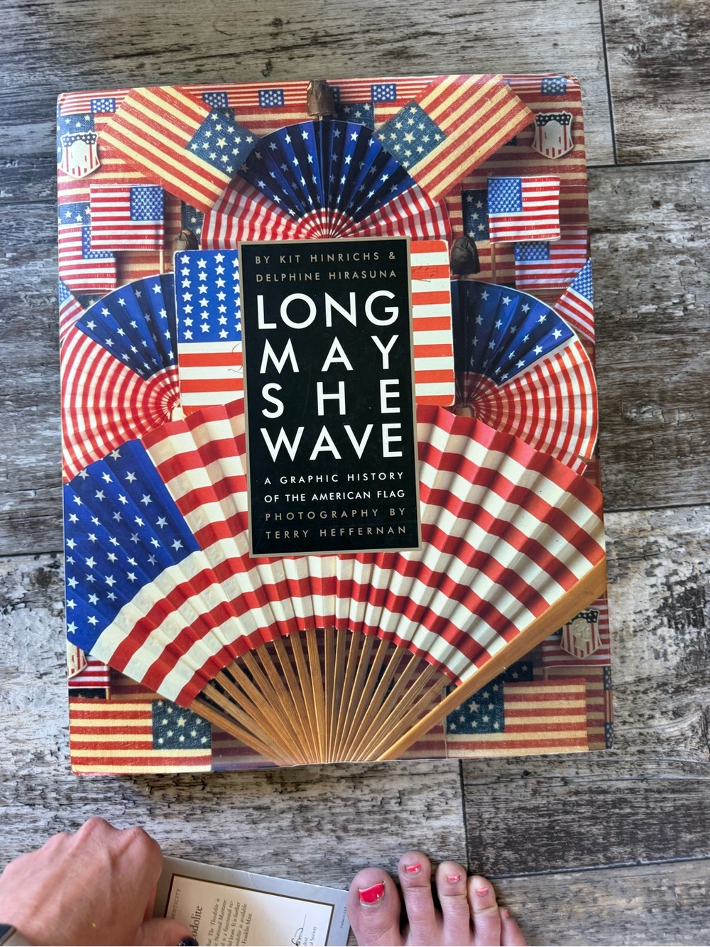 2 for $30 sale: Long May She Wave: A Graphic History of the American Flag book